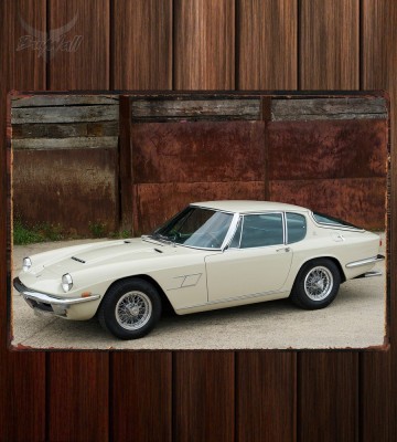 Металлическая табличка Maserati Mistral